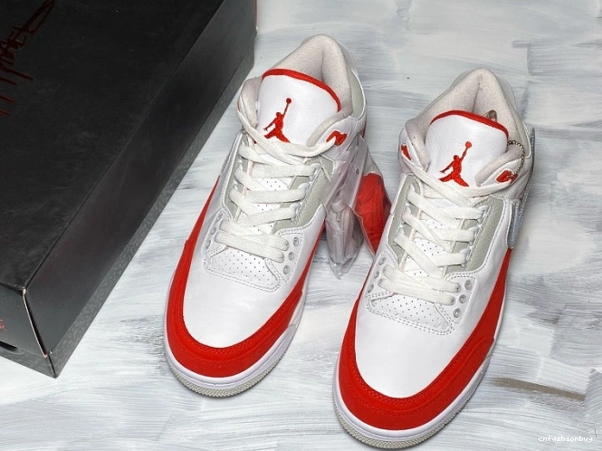 Air CJ0939-100 Red Retro Tinker Jordan 3 University White 0713